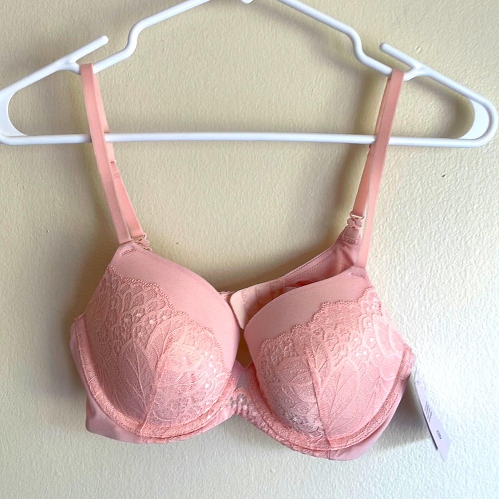 NWT Auden by Target Pink Lace Bra